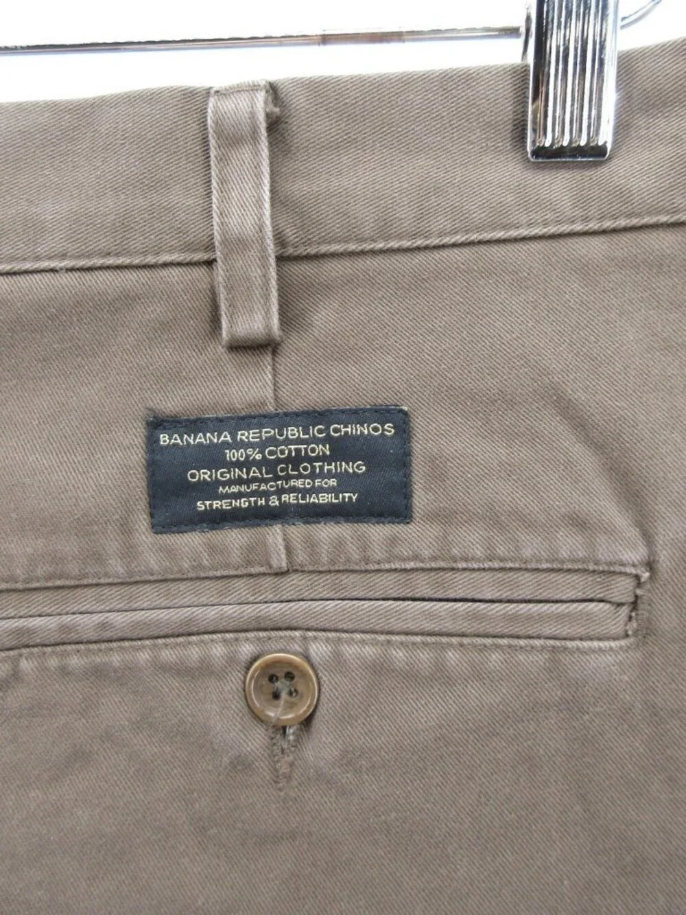 VTG Banana Republic Pants 40 Long Emerson Chino Trousers Y2K 40X34 NEW